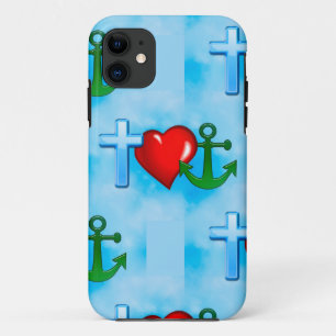 anchored by jesus Case-Mate iPhone case