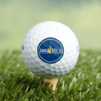 Anchored in Annapolis Dog Golf Balls Set