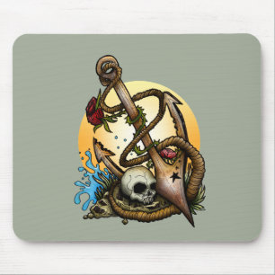 Anchored Mouse Pad