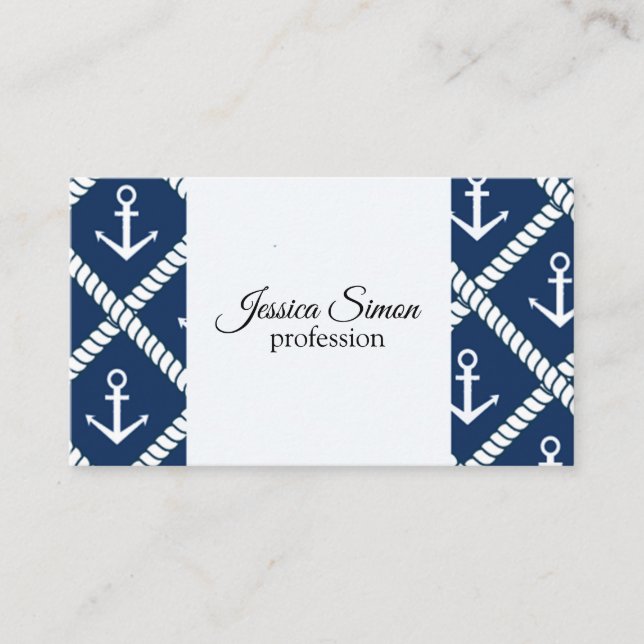 Anchors And Ropes Business Card (Front)