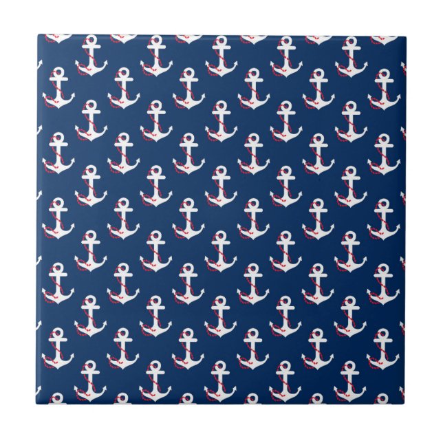 Anchors Away! Ceramic Tile (Front)