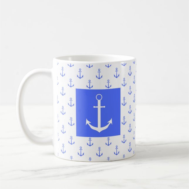 Anchors Away Mug (White) (Left)
