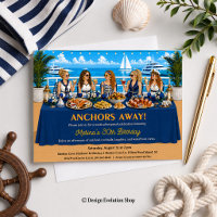 Anchors Away Nautical Cruise Brunch Table