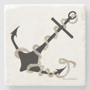 Anchors Away Stone Coaster