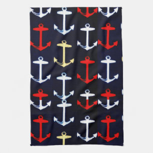 Anchors Away Tea Towel