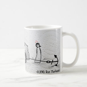 Anchors aweigh coffee mug