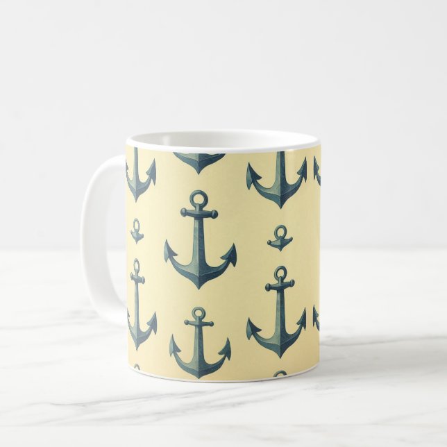 Anchors Aweigh Coffee Mug (Front Left)