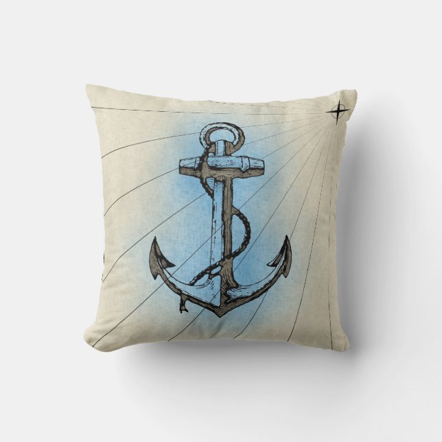 Anchors Aweigh Cushion (Front)