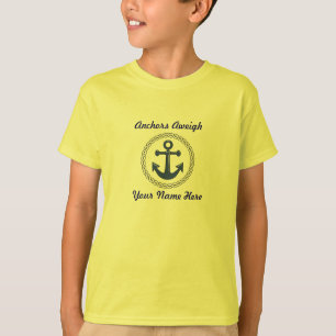Anchors Aweigh Personalised T-Shirt