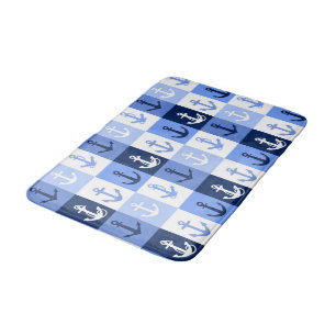 Anchors  bath mat