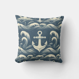 Anchors Down Deep Cushion