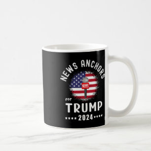 Anchors For Trump 2024 American Flag Vote Trump Coffee Mug