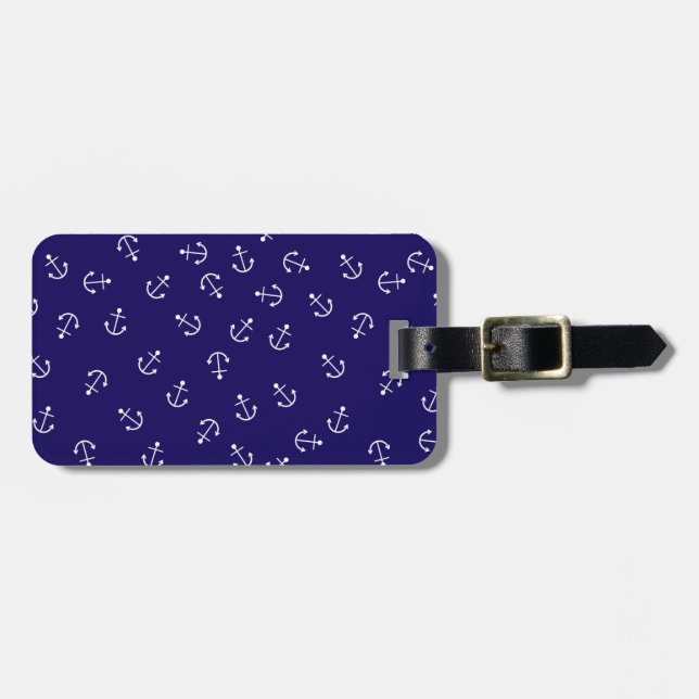 Anchors Gone Wild Luggage Tag (Front Horizontal)