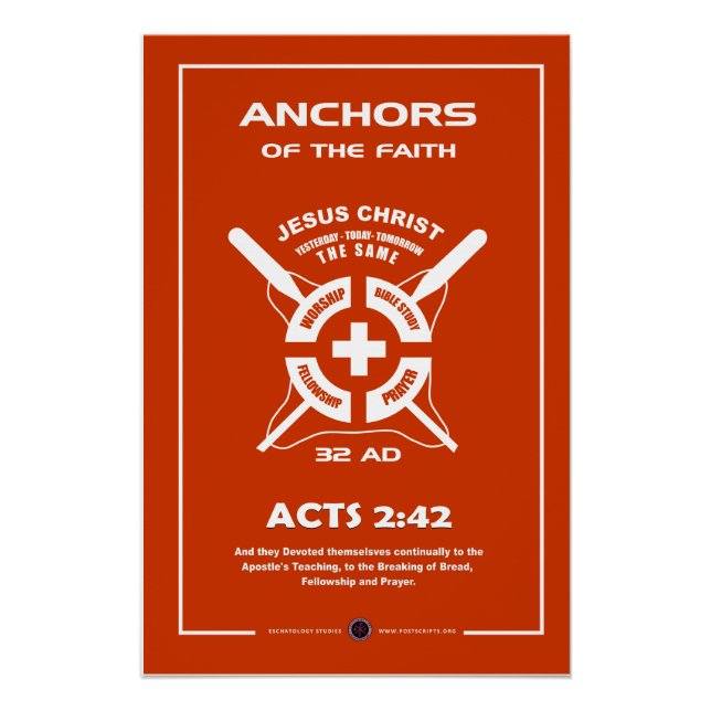 Anchors of the Faith Poster (Front)