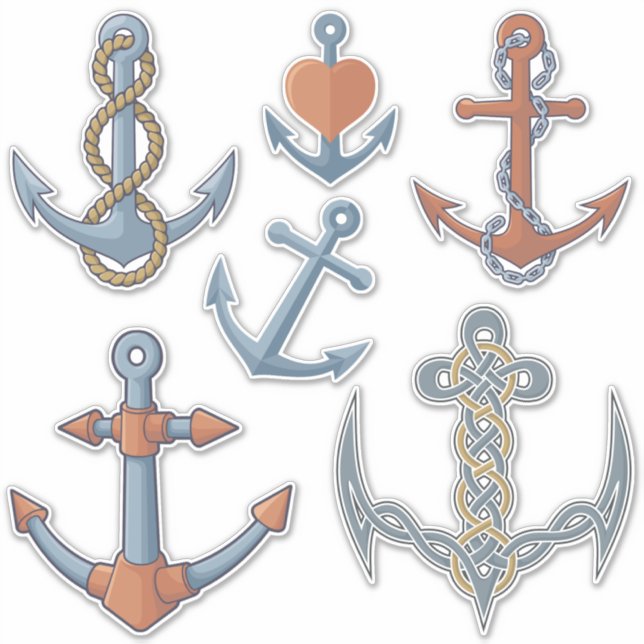 Anchors Sticker Set (Front)