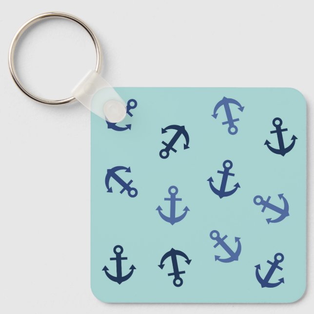   Anchors Summer Key Ring (Front)