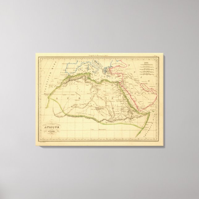 Ancient Africa Canvas Print (Front)