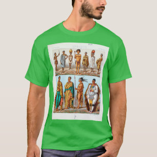 Ancient African tribal fashion and accessories fro T-Shirt