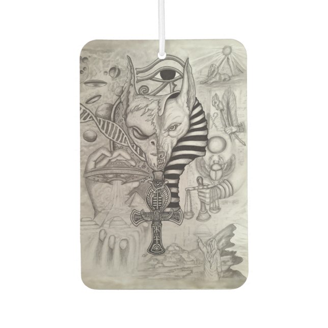 Ancient Aliens , Anubis Car Air Freshener (Front)