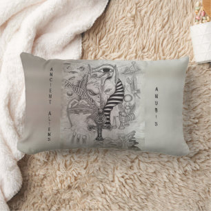 Ancient Aliens , Anubis Lumbar Cushion