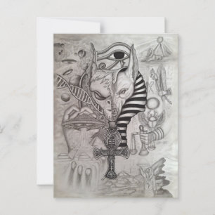 Ancient Aliens , Anubis Postcard