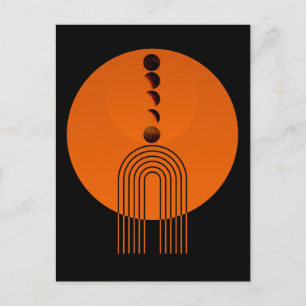 Ancient Arch Century Moon Planet Postcard