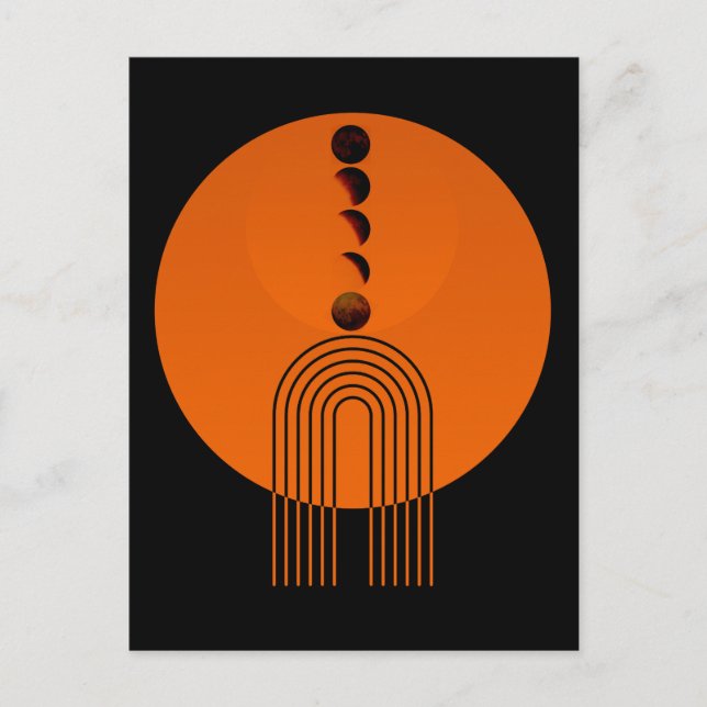 Ancient Arch Century Moon Planet Postcard (Front)