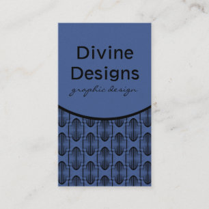 Ancient Arches Business Card, Blue Business Card