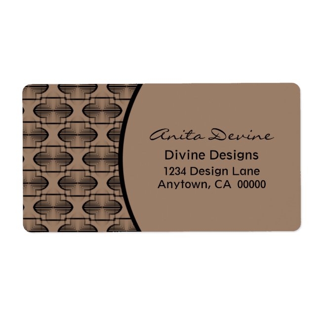 Ancient Arches Shipping Label (Front)