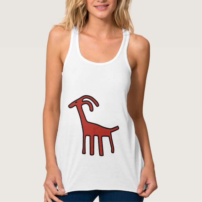 Ancient Art The Red Goat Singlet (Front)