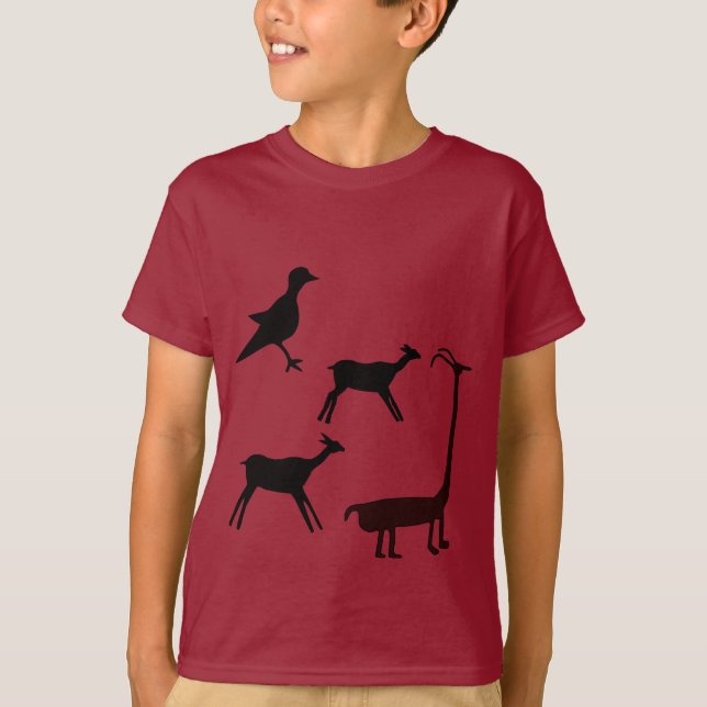 Ancient Artists - Prehistoric Animals T-Shirt (Front)