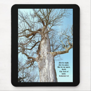 Ancient Ash Zechariah 4:6 Mouse Pad