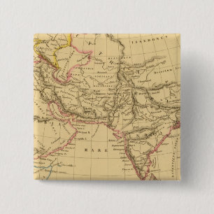 Ancient Asia 15 Cm Square Badge