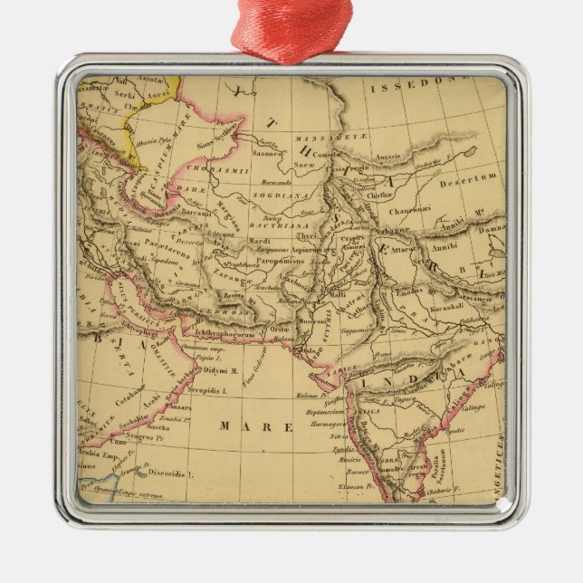 Ancient Asia Metal Tree Decoration (Front)