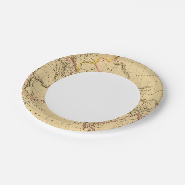 Ancient Asia Paper Plate (Angled)