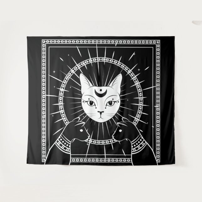 Ancient Astrology Tapestry (Front (Horizontal))