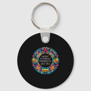 Ancient Astronaut Theorists Say Yes-aliens Premium Key Ring