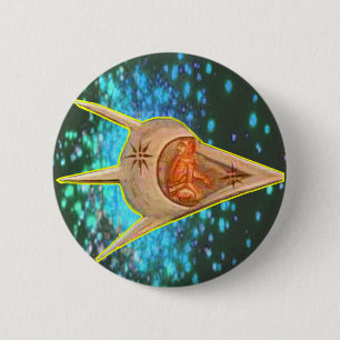 Ancient Astronauts 6 Cm Round Badge