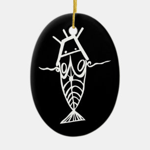 Ancient Astronauts Ceramic Tree Decoration
