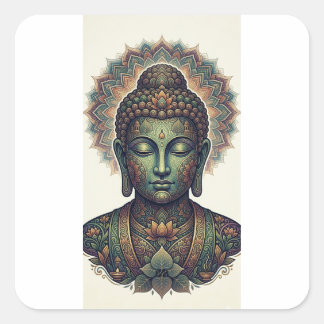 Ancient Bammi Lipi Art Sticker - Raja Asoka Dhamma