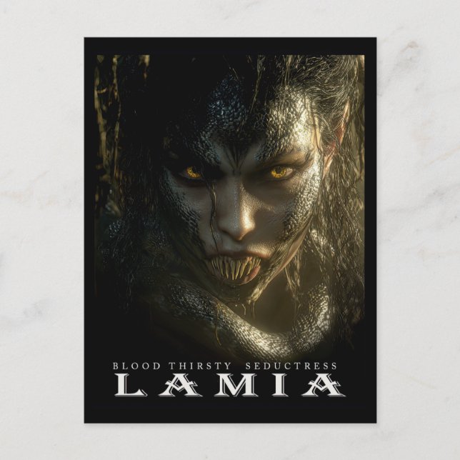Ancient Beast & Creatures: LAMIA Postcard (Front)