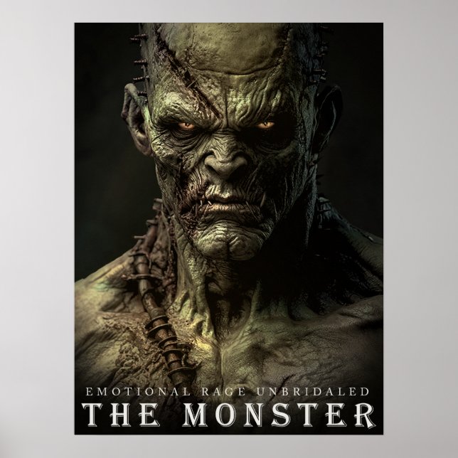 ANCIENT BEAST & CREATURES: The Monster Poster (Front)
