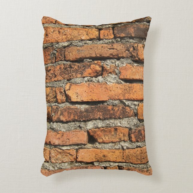 Ancient Brick Wall Decorative Cushion (Front(Vertical))