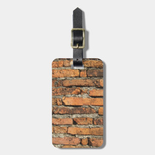 Ancient Brick Wall Luggage Tag