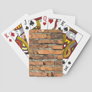 Ancient Brick Wall Playing Cards