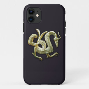 Ancient bronze chinese dragon iPhone 11 case