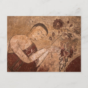 Ancient Buddhist Painting Postcard