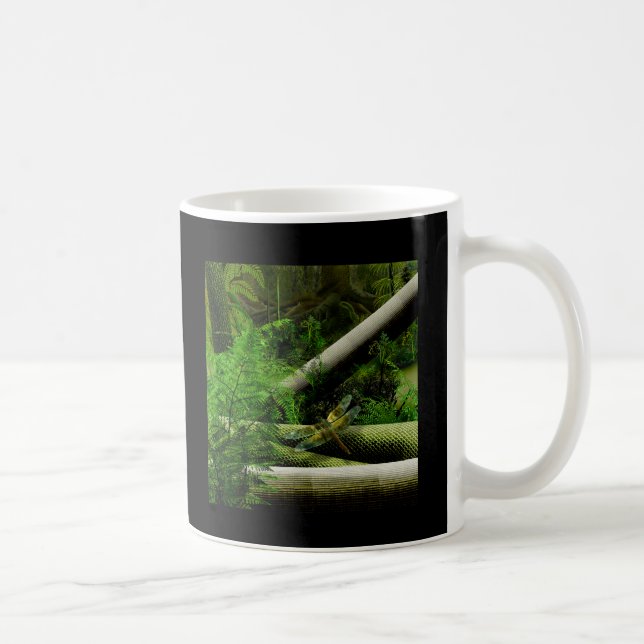 ancient Carboniferous forest Coffee Mug (Right)