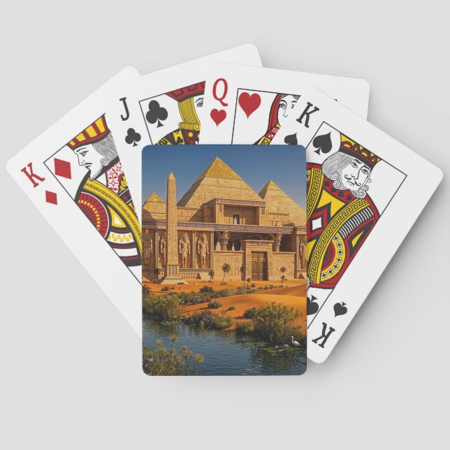 Ancient Castle from the Scorching Sands Playing Cards (Back)