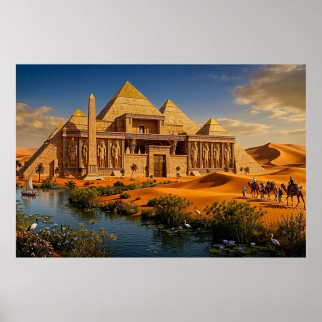Ancient Castle from the Scorching Sands Poster (Front)
